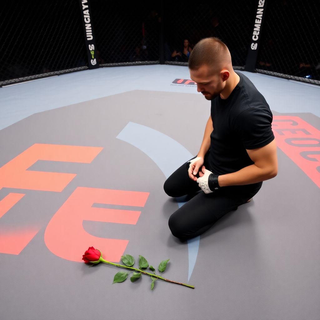 Илия Топурия в Ufc: зачем чемпион оставляет розу в октагоне перед боем с Гэтжи