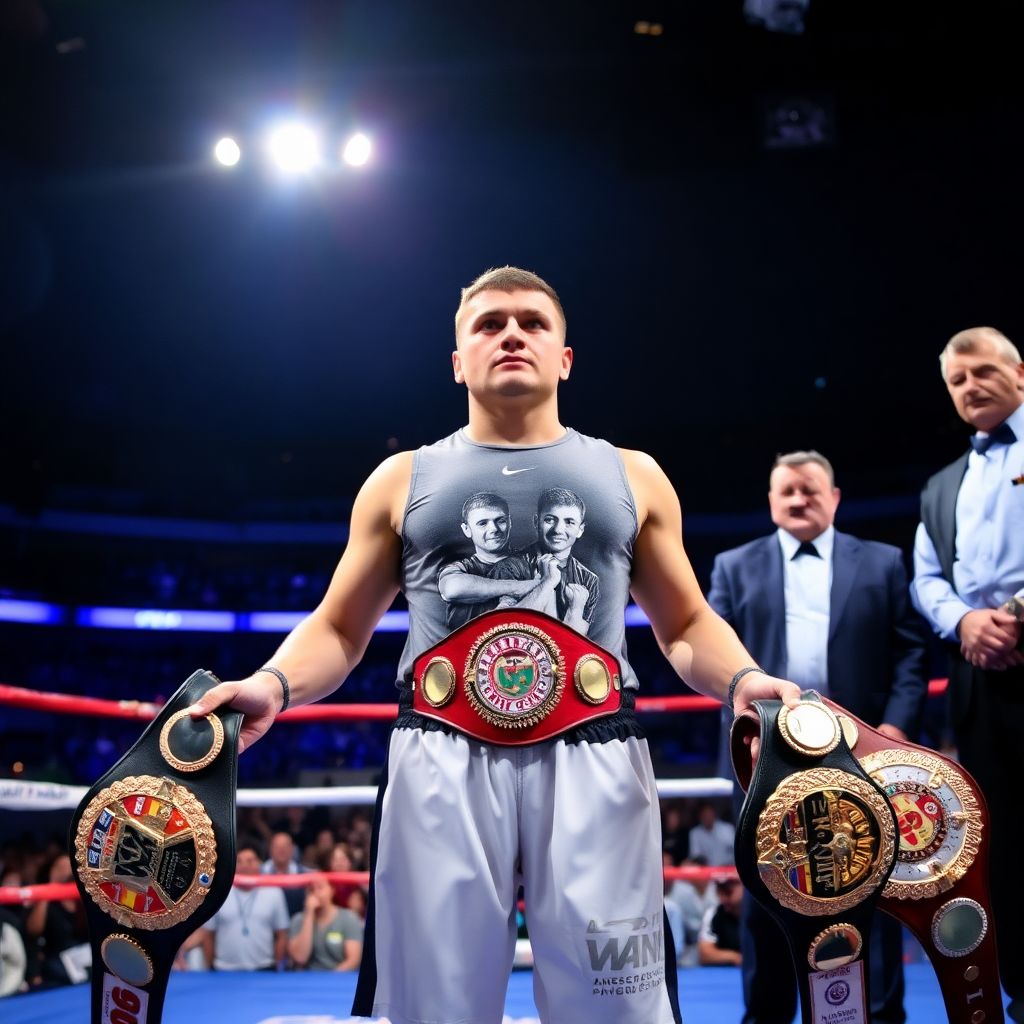 Усик освободил три чемпионских пояса Wbc, Ibf и Wba super в супертяжёлом весе