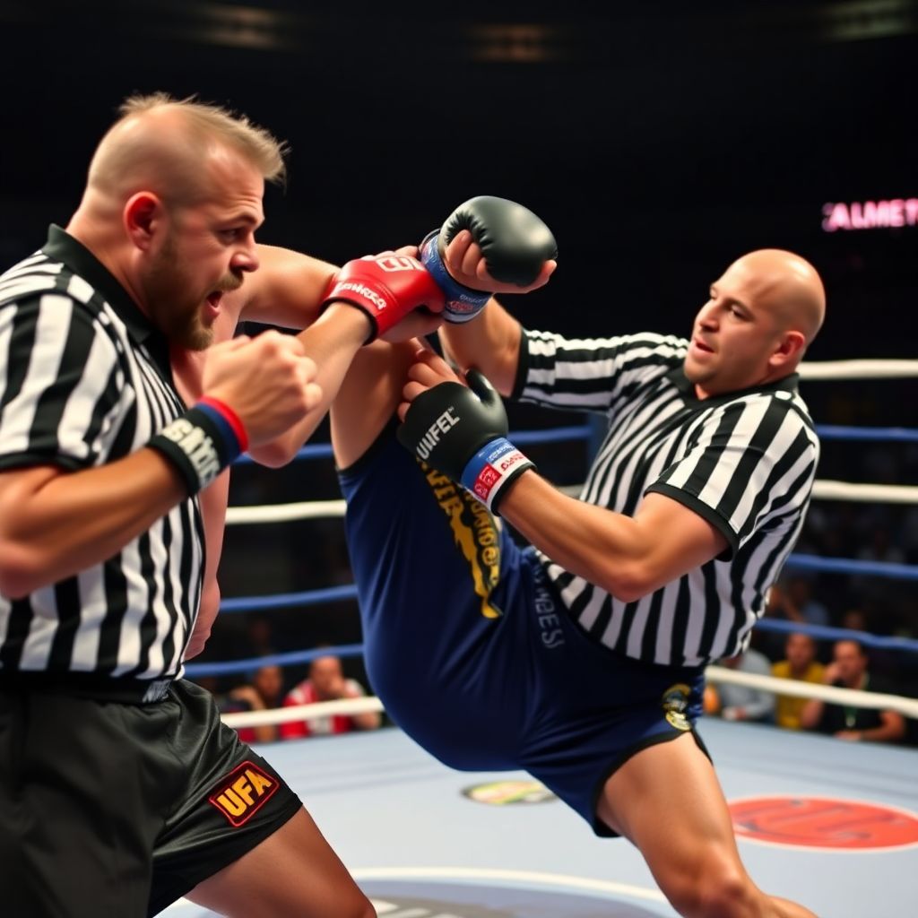 В Bkfc бойца дисквалифицировали за тейкдаун, и победа ушла сопернику