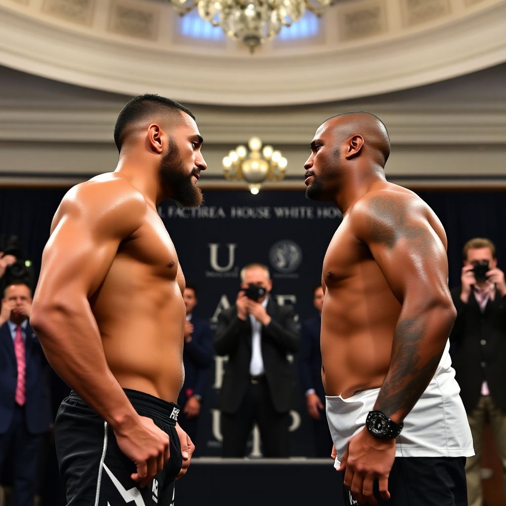 Ufc в Белом доме: результаты взвешивания, Перейра оказался тяжелее Гана