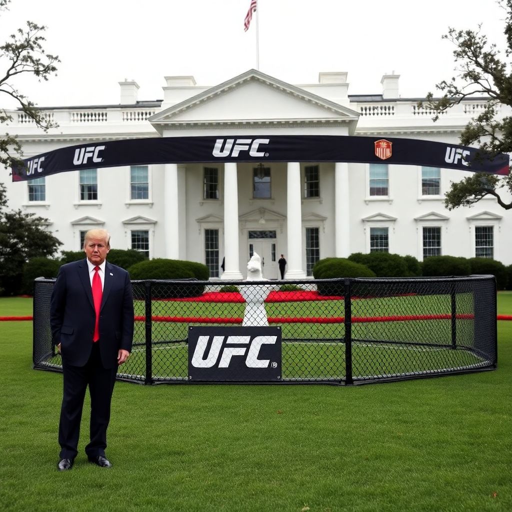 Трамп: октагон Ufc может остаться в Белом доме после турнира freedom 250